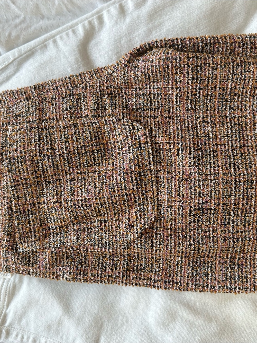 The Colette Tweed Crop Wide-Leg Pants by Maeve - Picture 3 of 5